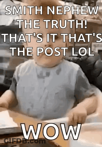 Baby Sitting In High Chair Wow GIF