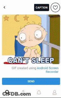 Baby Sitting On Bed Can't Sleep GIF