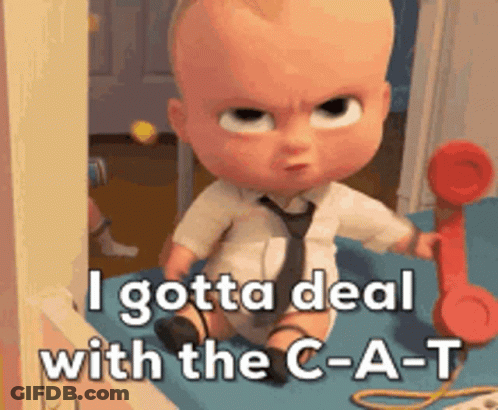Baby Sitting On Bed Holding Red Phone GIF