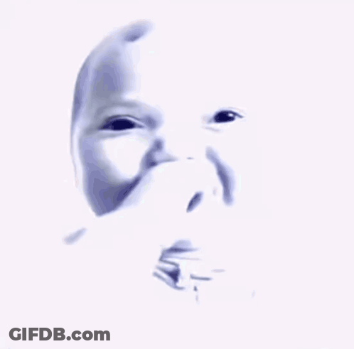 Baby Smiling Covering Mouth GIF