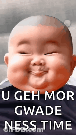 Baby Smiling Making Funny Face GIF