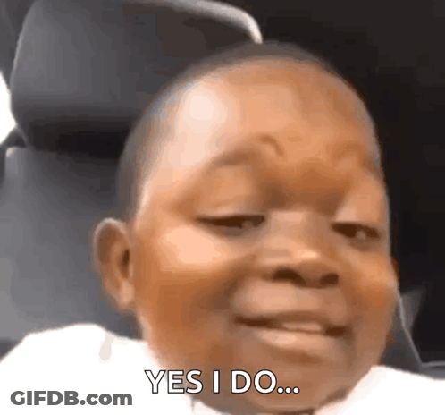 Baby Smiling Saying Yes I Do GIF