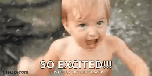 Baby Swimming Smiling Splashing Water GIF