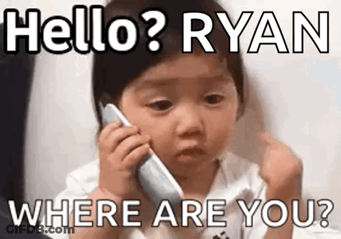 Baby Talking On Cell Phone Making Face GIF
