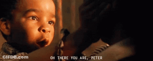 Baby Talking On Phone Saying Oh There You Are Peter GIF