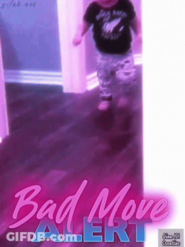 Baby Walking In Hallway Bad Move Alert GIF