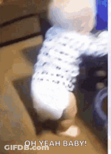 Baby Walking Saying Oh Yeah Baby GIF