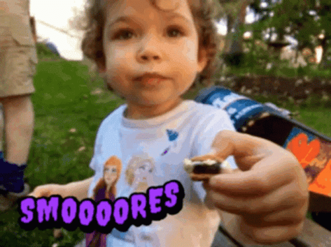 Baby Wants More Smores GIF