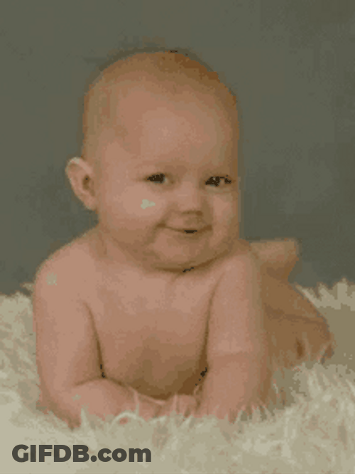 Baby Winking Pose GIF