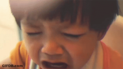 Baby With Eyes Closed Mouth Open GIF