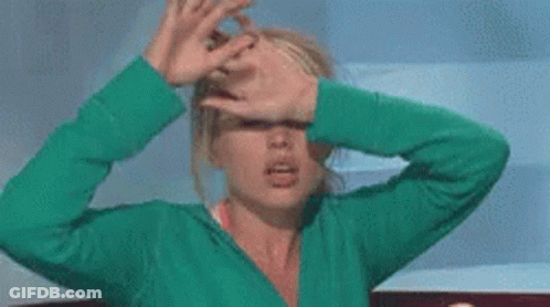 Baby With Messy Hairdo Making Face GIF