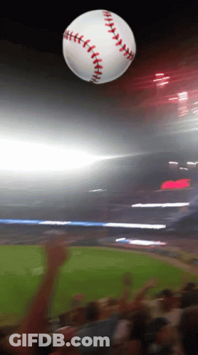 Baby With Pacifier Sitting On Couch Saying Go Braves GIF