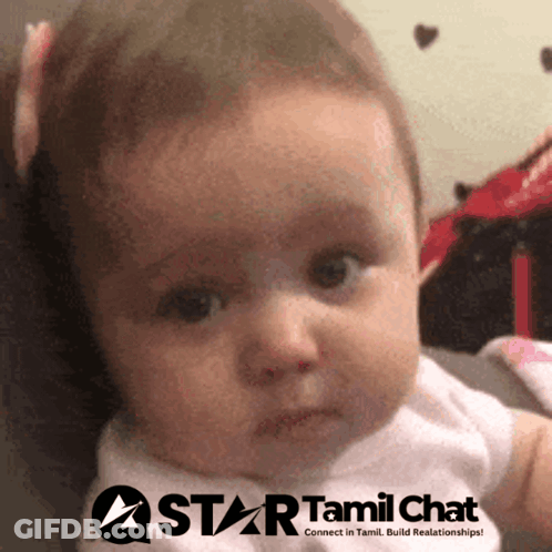 Baby With Star Tamil Chat Logo GIF