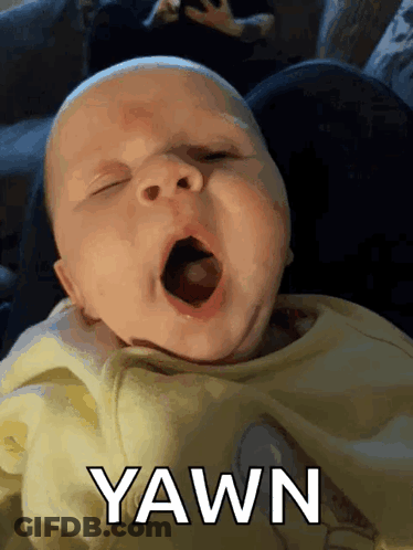 Baby Yawning Yawn GIF