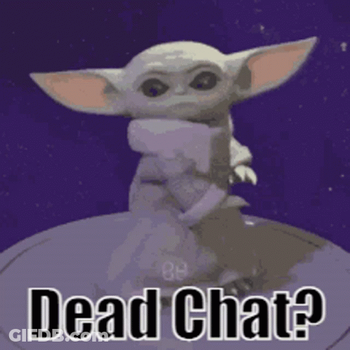 Baby Yoda Dead Chat GIF