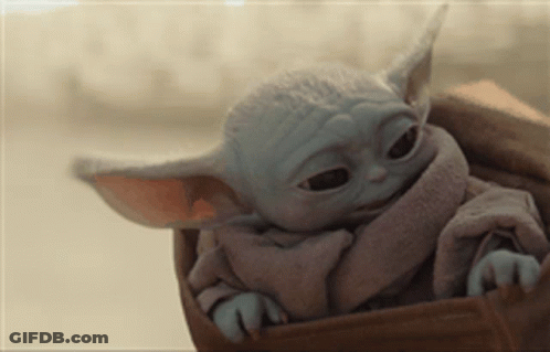 Baby Yoda In A Box GIF