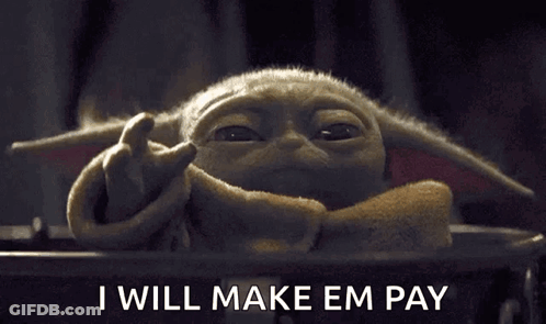 Baby Yoda In Cage I Will Make Em Pay GIF