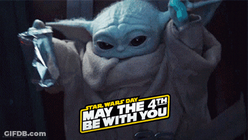 Baby Yoda May The 4Th Be With You GIF