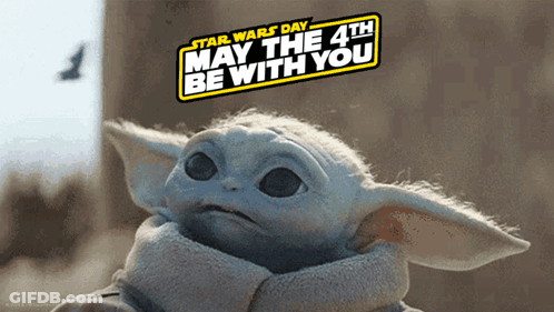 Baby Yoda May The 4Th Be With You GIF