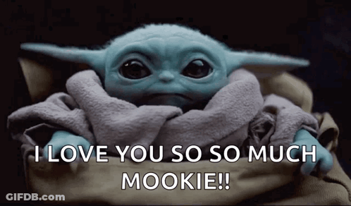 Baby Yoda Saying I Love You GIF