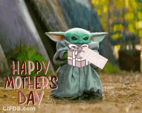 Baby Yoda With Frog In Mouth GIF