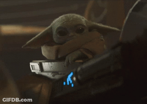 Baby Yoda Yoda GIF