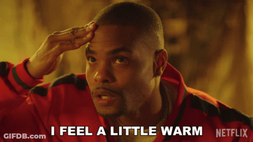 Babysitter John Checking His Temperature GIF