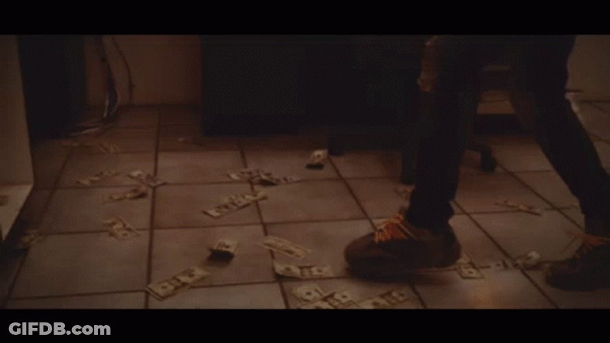 Babytron Money Mess GIF
