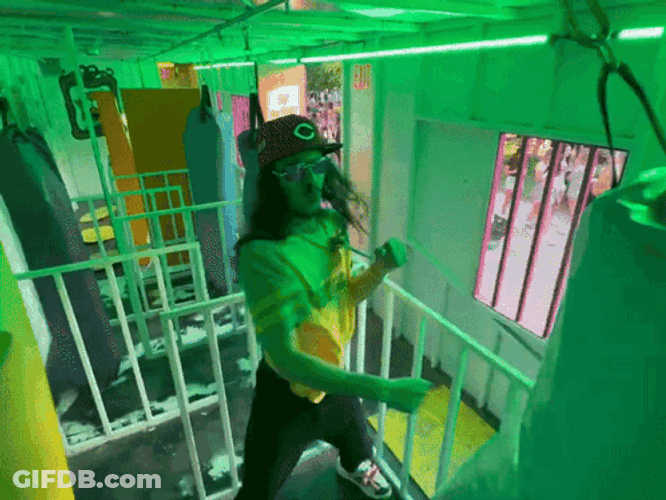 Babytron Punching Bag GIF