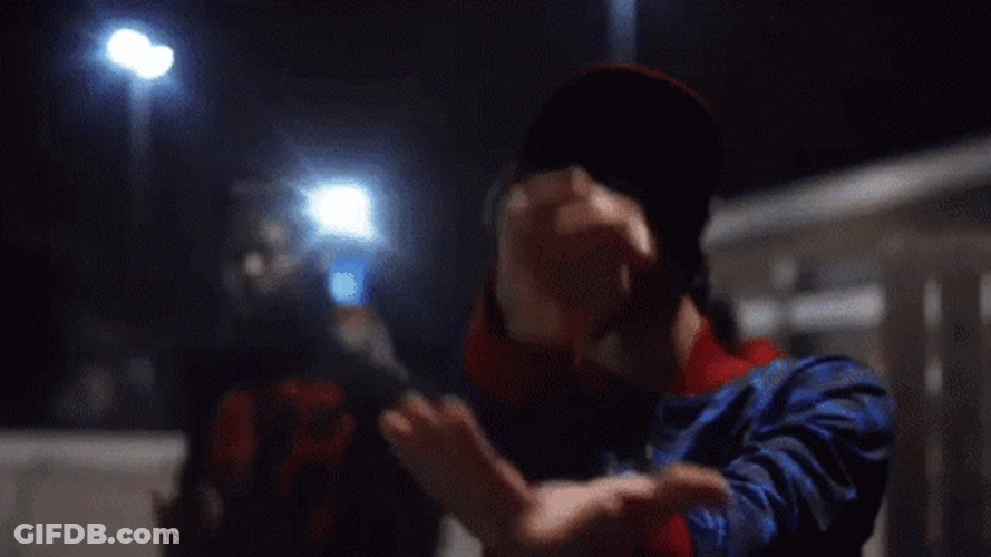 Babytron Smoking Peace Sign GIF