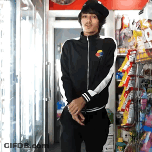 Babytron Vibing In The Convenience Store GIF