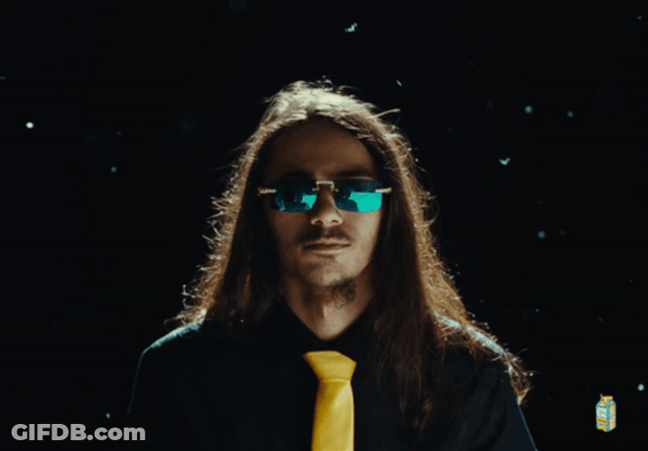 Babytron Yellow Tie GIF