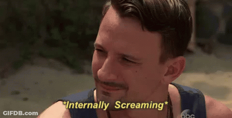 Bachelor In Paradise Passive Aggresive Internally Screaming GIF