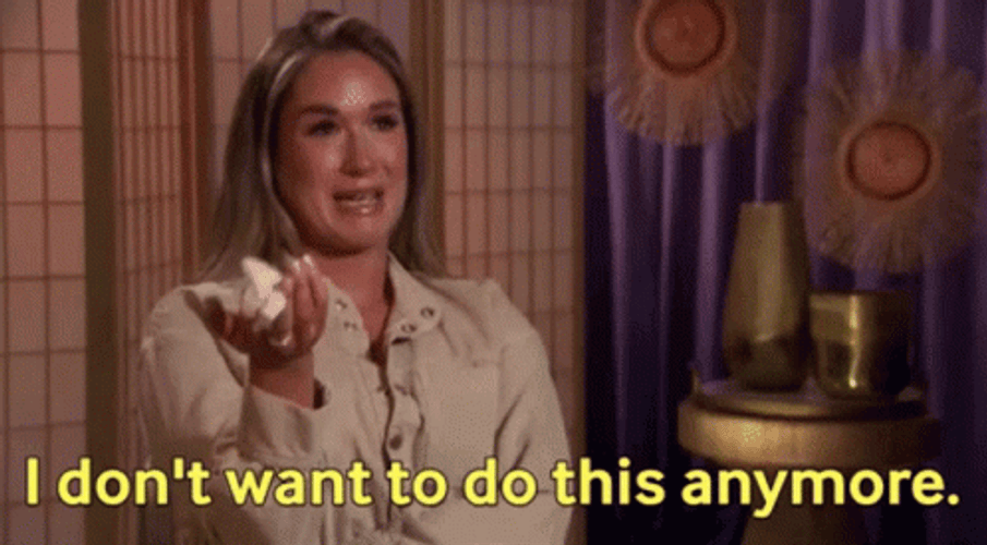 Bachelorette Crying Woman GIF