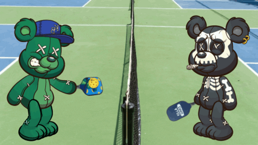 Back And Forth Bears Pickleball Meme GIF