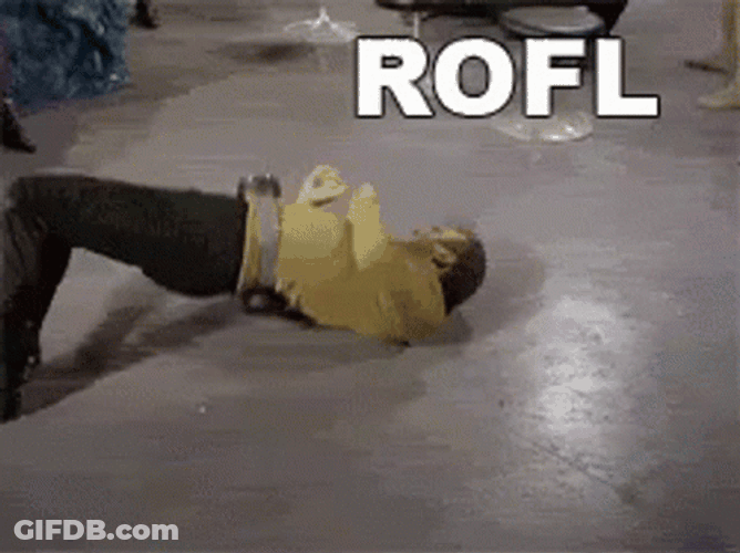 Back And Forth Man Rofl GIF