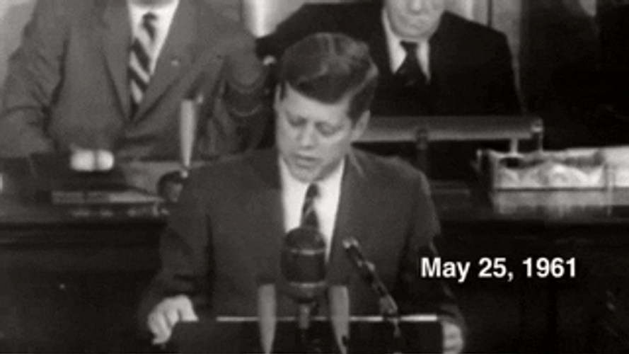 Back And To The Left JFK 1961 Speech GIF