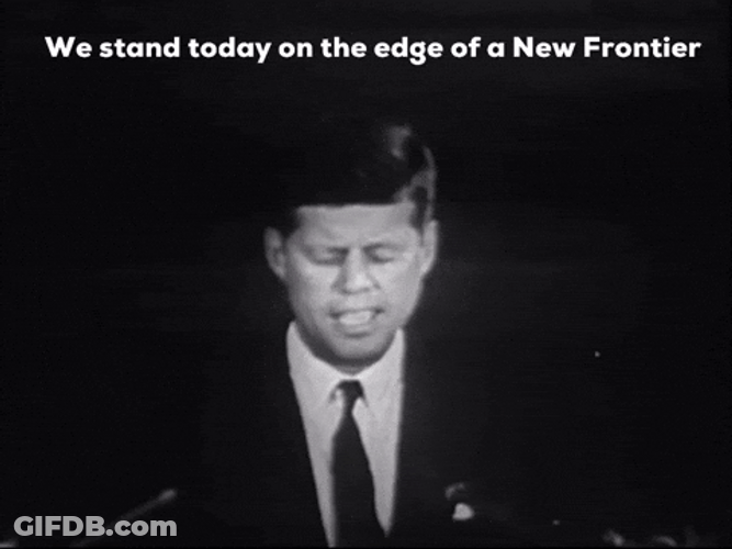 Back And To The Left JFK Acceptance Speech GIF