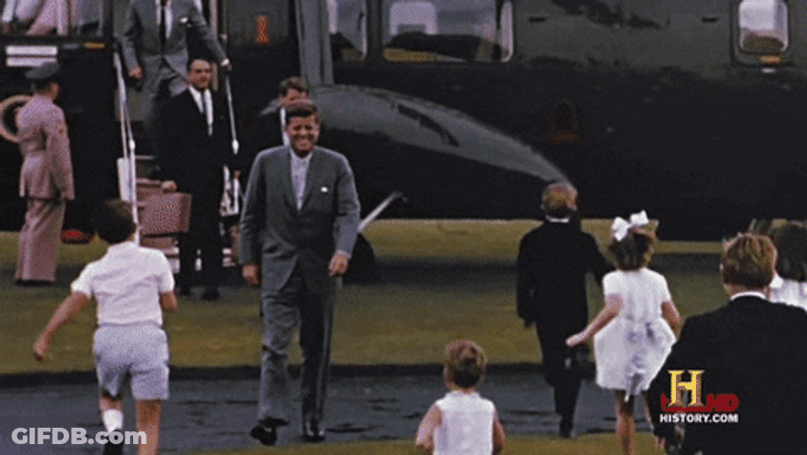 Back And To The Left JFK First Family GIF