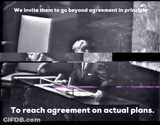 Back And To The Left JFK Glitched Clip GIF
