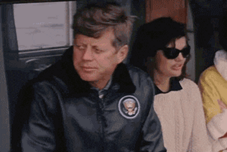 Back And To The Left JFK Jackie Onassis GIF