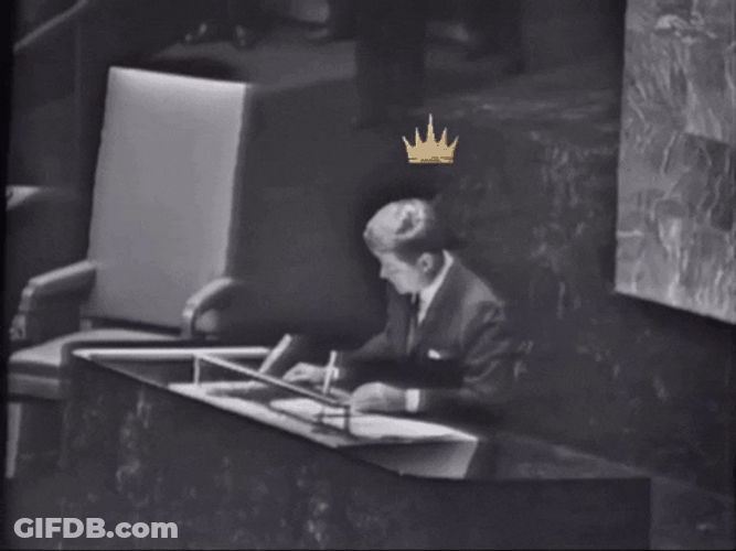 Back And To The Left JFK Shining Crown GIF