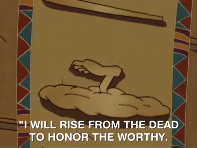 Back From The Dead To Honor The Worthy GIF