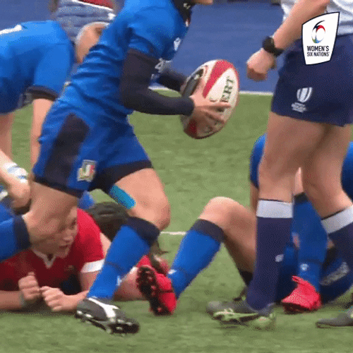 Back In Field Womens Rugby GIF