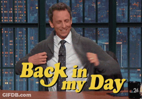 Back In My Day Smiling GIF