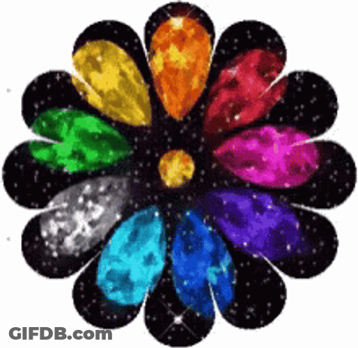Back It Up Terry Colorful Neon GIF