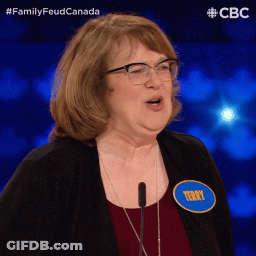Back It Up Terry Family Feud GIF