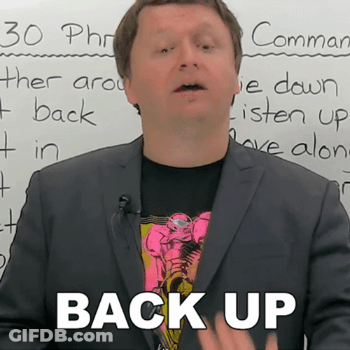 Back It Up Your Files GIF