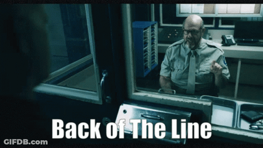 Back Line Fred Melamed Brawl Cell Block 99 GIF
