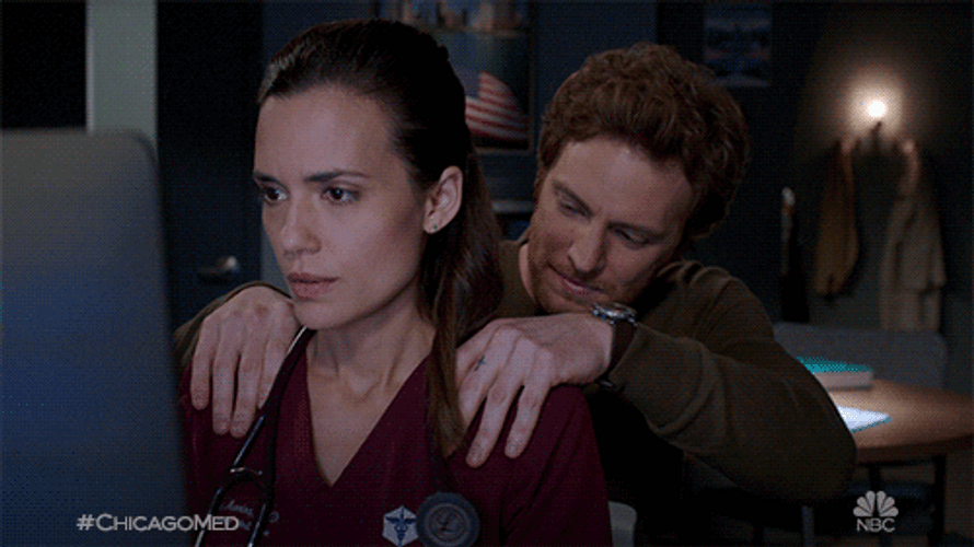 Back Massage Doctor Chicago Med GIF